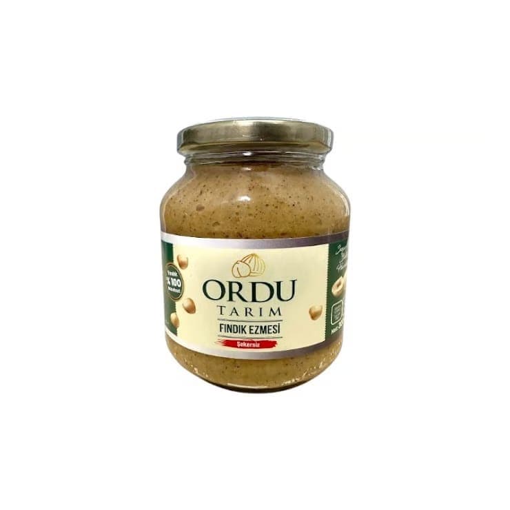 ORDU TARIM FINDIK EZMESİ CAM ŞEKERSİZ 300 GR*14