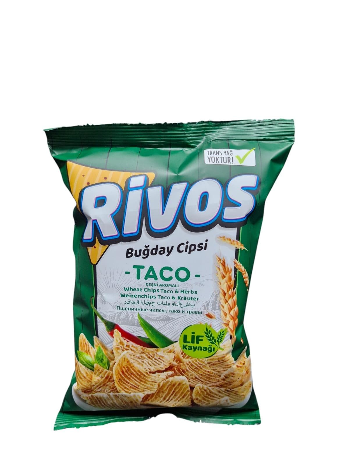 RİVOS BUĞDAY CİPSİ (TACO) 56 GR*24