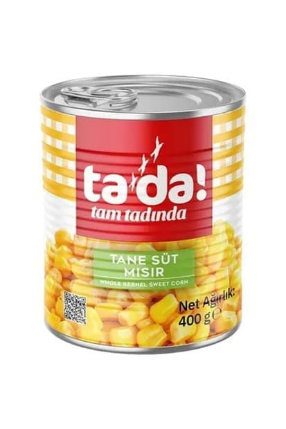 TADA TANE SÜT MISIR KONSERVESİ 400 GR*12