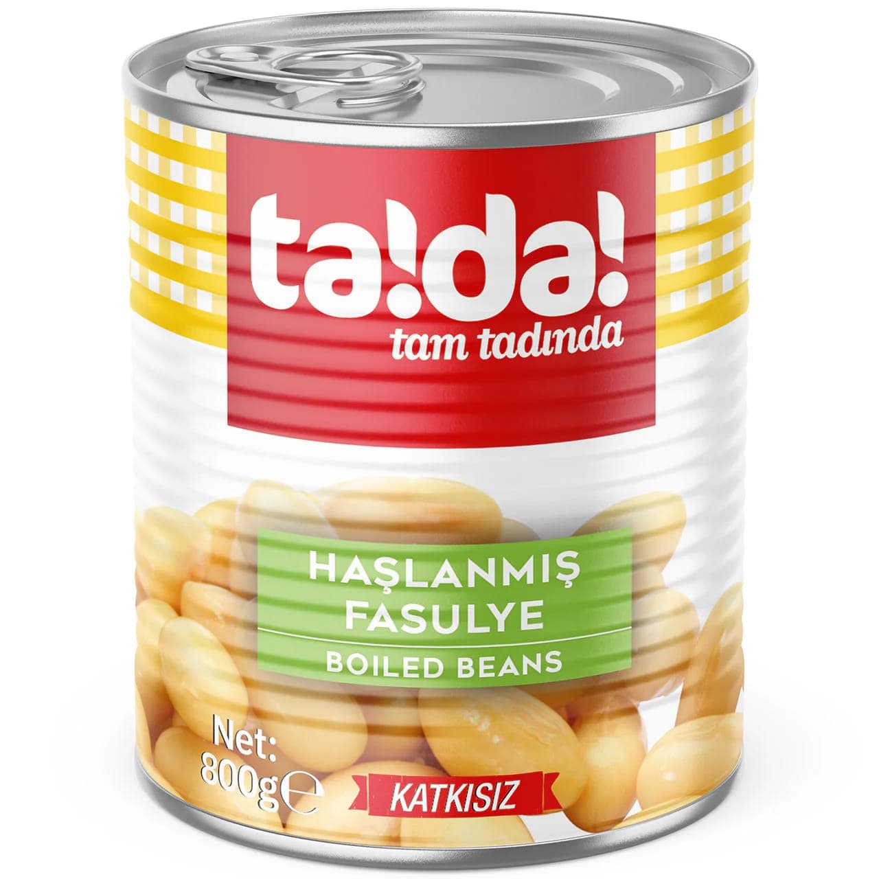TADA HAŞLANMIŞ FASÜLYE 800 GR*24