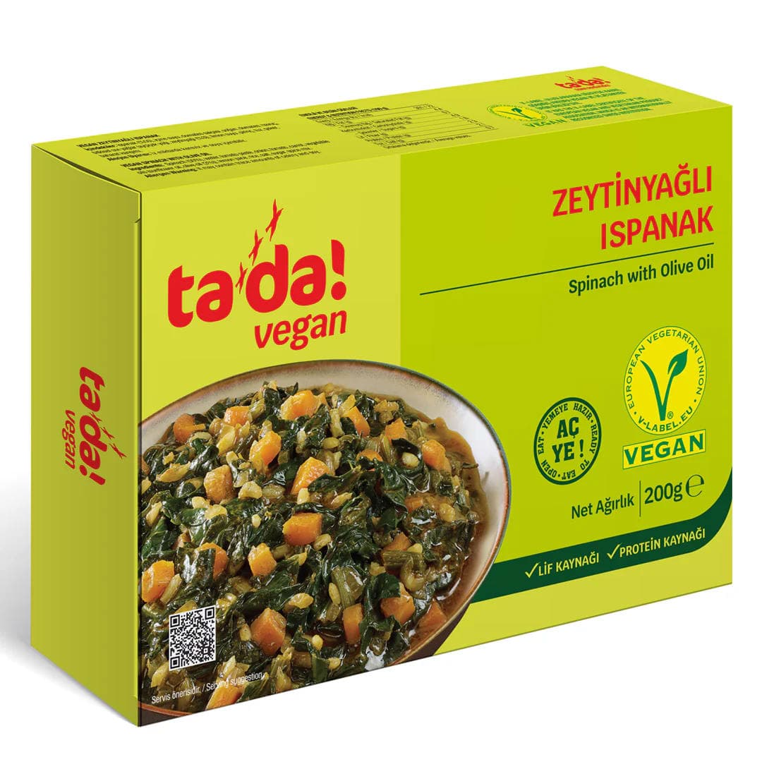 TADA ZEYTİNYAĞLI ISPANAK VEGAN 200 GR*12