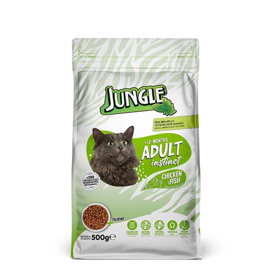 Jungle 500 g Tavuk-Balıklı Yetişkin Kedi Maması