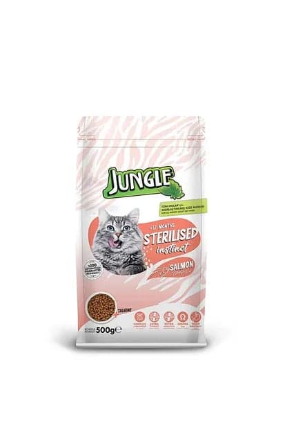Jungle 1500 g Sterilesed Somonlu Kısır Kedi Maması