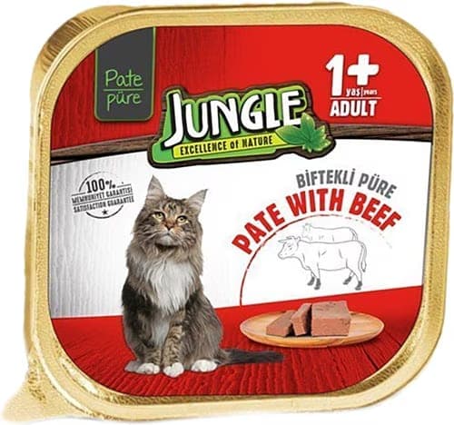 Jungle Püre Yetişkin Kedi Dana Etli 100 g
