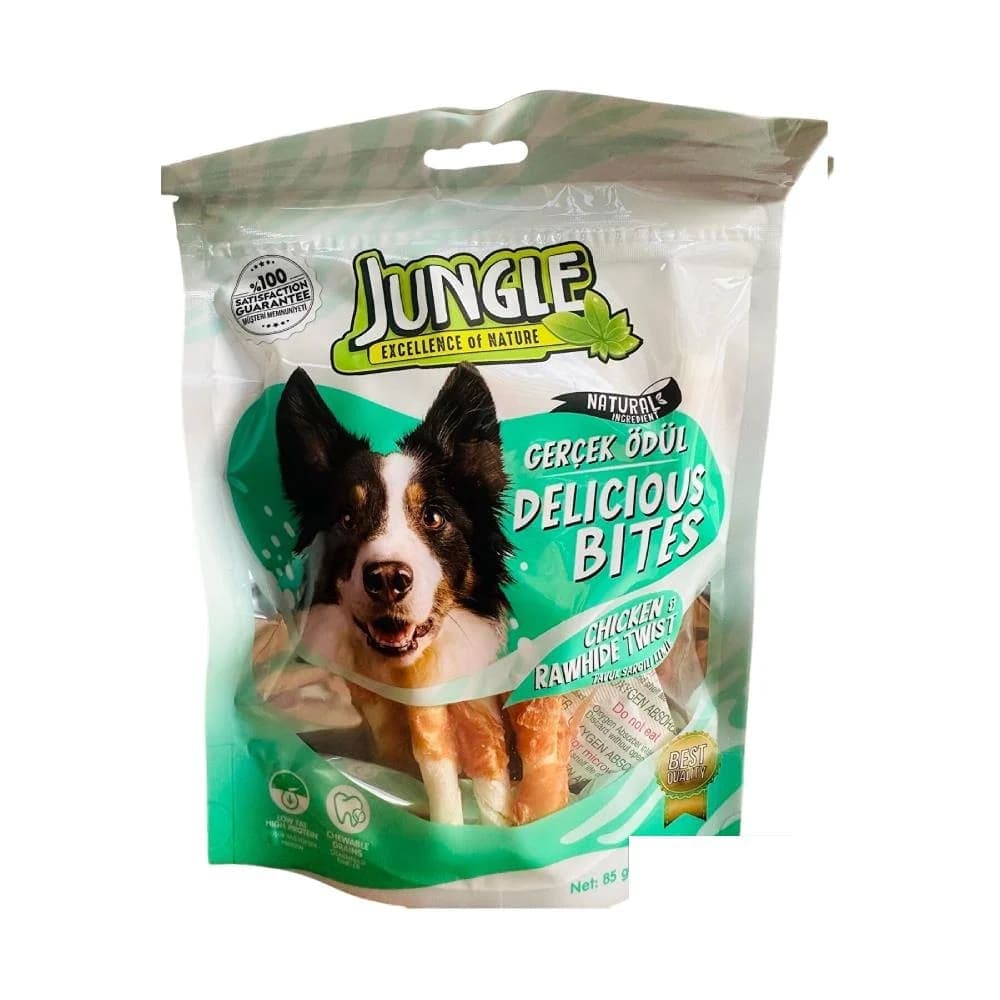 Jungle Köpek Ödül Tavuk Sarılı 85 gr