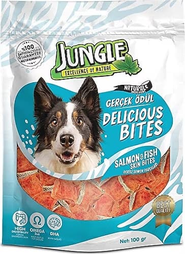Jungle Köpek Ödül Somon Dilimleri 100 gr
