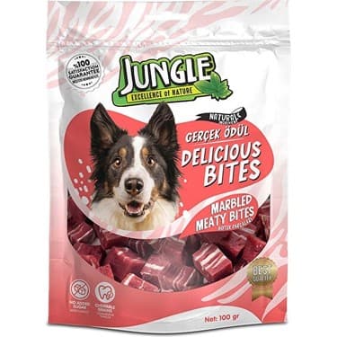 Jungle Köpek Ödül Et Parçaları 100 g