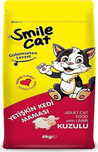 Smile Cat Yetişkin Kedi Kuzulu 6 kg Kuru Mama