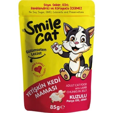 Smile Cat Pouch 85 gr Kedi Kuzulu