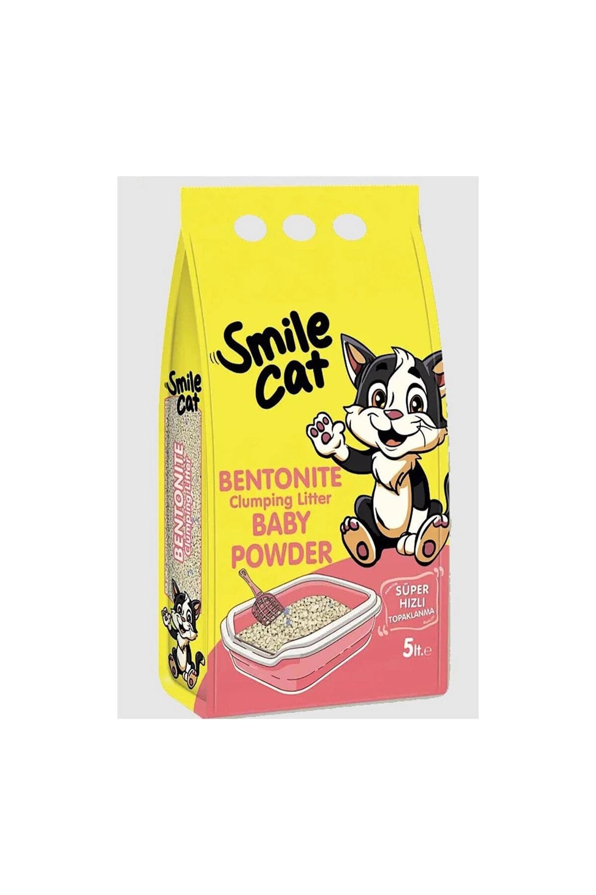 Smile Bentonit 5 Lt Bebek Pudralı