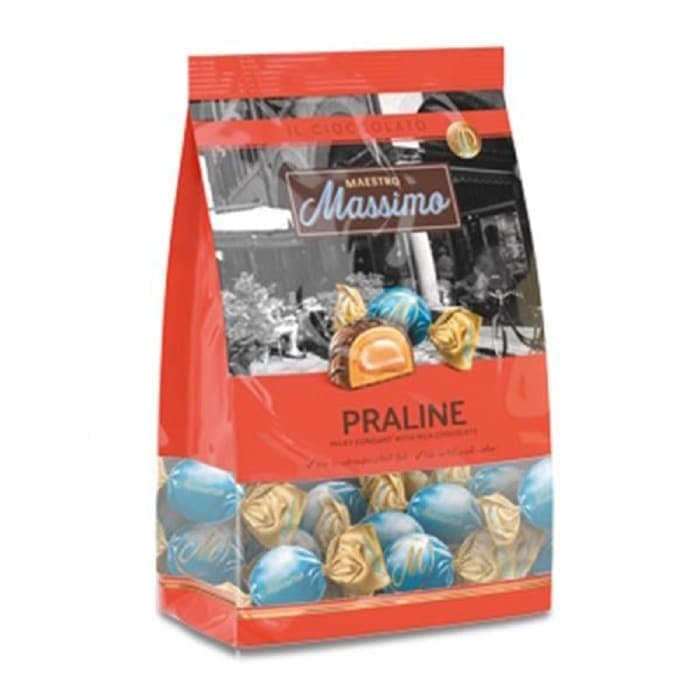 MASSIMO PRALINE MILKY FONDANT CHO.200 GR*12
