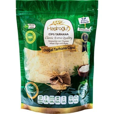 HAŞİROĞLU YEŞİL CİPS TARHANA 225 GR*12