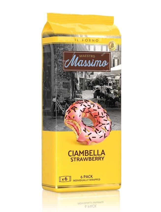 MASSIMO CIAMBELLA DONUT ÇİLEK 6LI MULTI 270 GR*12